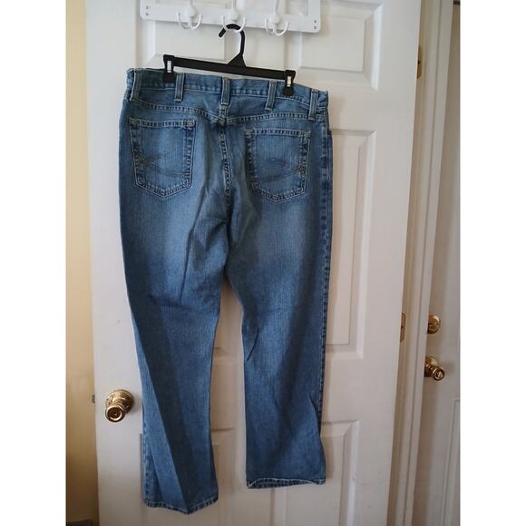 Roebuck and Company Jeans Men 38x30 Blue Light Wash Straight Leg Regular Fit Y2K - Picture 3 of 8